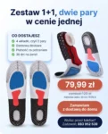 Amortio – żelowe wkładki amortyzujące na zmęczone stopy i bolące pięty