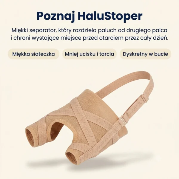 HaluStoper - Korektor Haluksów łagodzący ból i zapobiegający otarciom