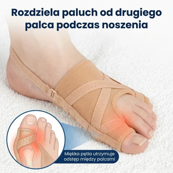 HaluStoper - Korektor Haluksów łagodzący ból i zapobiegający otarciom