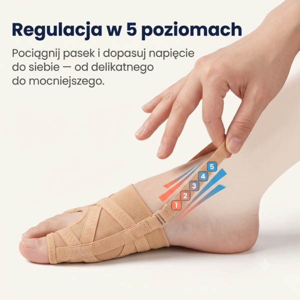 HaluStoper - Korektor Haluksów łagodzący ból i zapobiegający otarciom