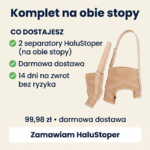 HaluStoper - Korektor Haluksów łagodzący ból i zapobiegający otarciom