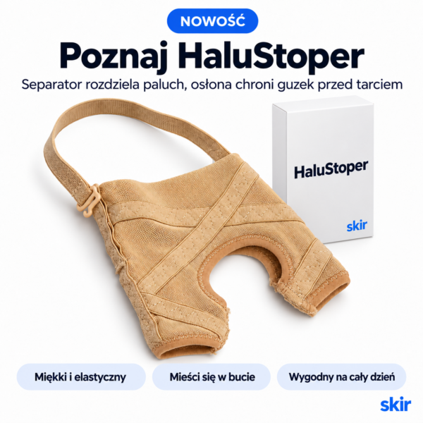 HaluStoper – korektor haluksów do noszenia w bucie