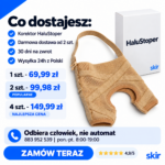 HaluStoper – korektor haluksów do noszenia w bucie